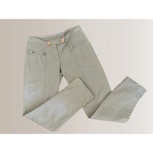 UNITED COLORS OF BENETTON Casual Pants Cotton Chino Khaki Size 28